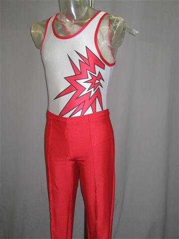 Modello body ginnastica artistica maschile